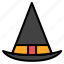 costume, frightening, hat, scary, spooky, witch hat, wizad 
