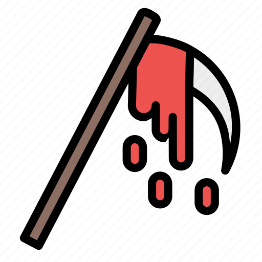 Grim reaper, halloween, reaper, scary, scythe, spooky, terror icon - Download on Iconfinder