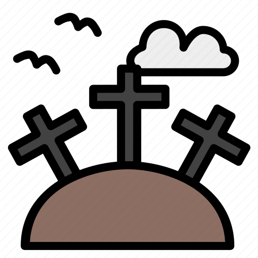 Cemetery, grave, graveyard, horror, rip, scary, terror icon - Download on Iconfinder