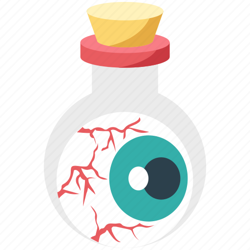Beaker, eye, halloween, view icon - Download on Iconfinder