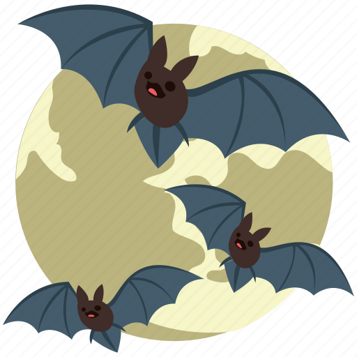 Bats, dreadful, eve, evil bats, halloween bats, horrible, scary icon - Download on Iconfinder