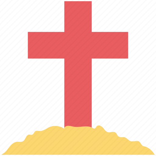 Christian cross, christianity, graveyard cross, halloween cross, halloween graveyard cross, holy cross, tomb cross icon - Download on Iconfinder