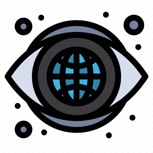 Eye, globe, look, vision icon - Download on Iconfinder