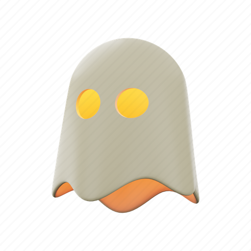 Horror, night, halloween, ghost, costume 3D illustration - Download on Iconfinder