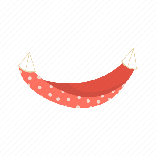 Polka, dot, flat, icon, hammock, fabric, outside icon - Download on Iconfinder