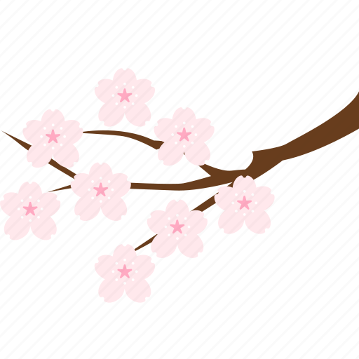 Branch, cherry blossom, flower, hanami, sakura, spring, tree icon - Download on Iconfinder