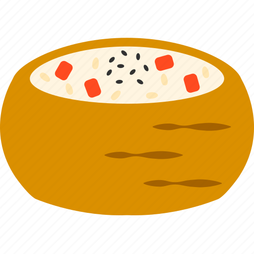 Inari sushi, japanese food, rice, rice ball, snack, sushi, tofu icon - Download on Iconfinder