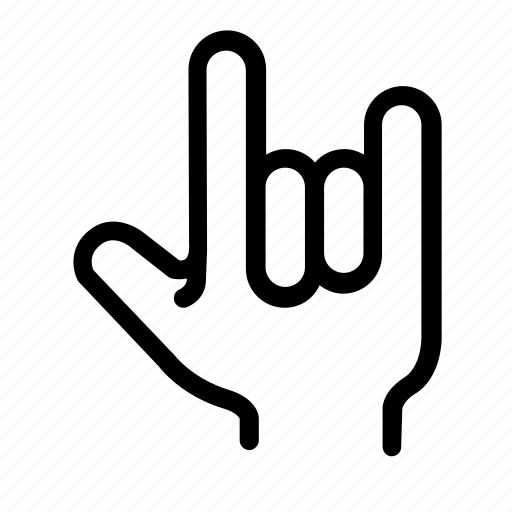 Communication, conversation, fingers, hand, ily sign, love icon - Download on Iconfinder