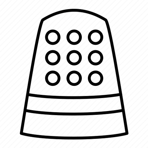 Thimble, arts and crafts, craft, doodle, hobby icon - Download on Iconfinder