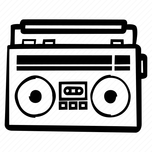 Cassette, music, old, radio, recorder icon - Download on Iconfinder
