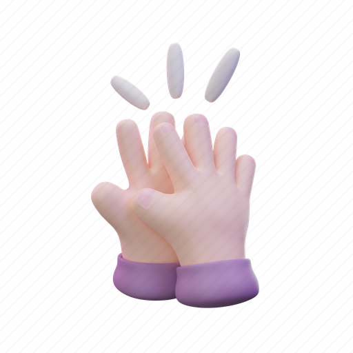 Hi, five, hand, gesture 3D illustration - Download on Iconfinder
