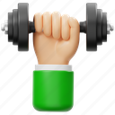 hand, lifting, dumbbell, swipe, fitness, gym, gesture, weight, touch