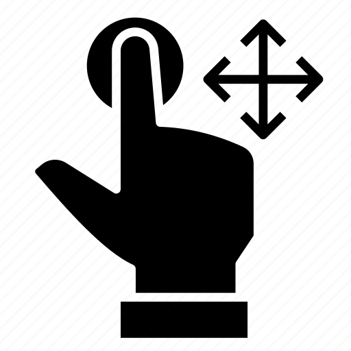 Fingers, hand gesture, tap, touch, device, fingerprint icon - Download on Iconfinder