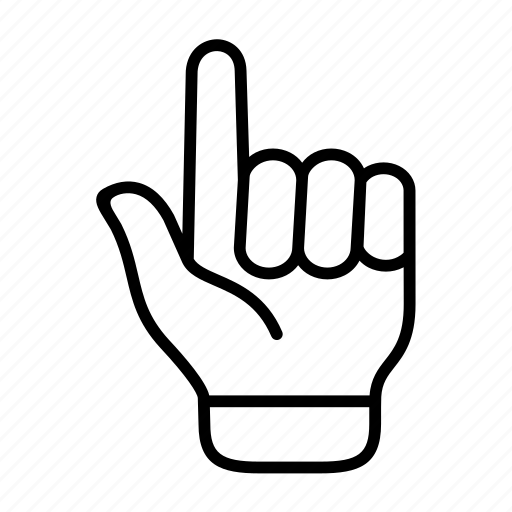 Bang, count, finger, gesture, hand, two icon - Download on Iconfinder