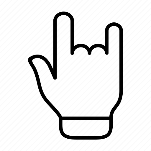 Finger, gesture, hand, love, rock icon - Download on Iconfinder