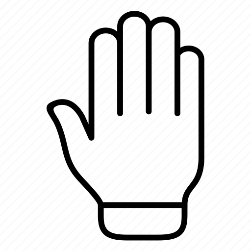 Finger, five, gesture, hand, palm icon - Download on Iconfinder