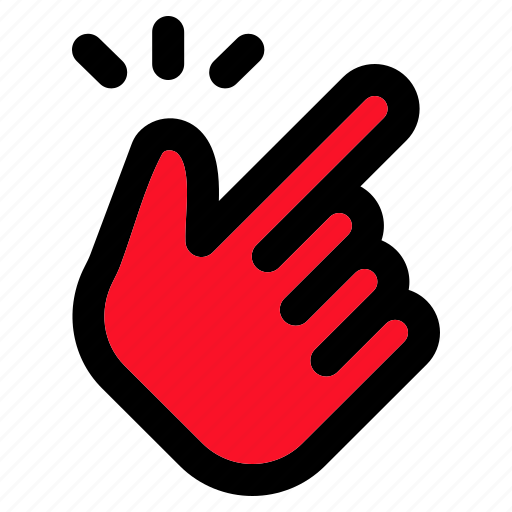 Hand, pointing, pointer, finger, point icon - Download on Iconfinder