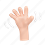 waving, hand, gesture, friendly, greeting, emoji, hi, person, human 