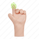 hand, finger, pointer, pointing, render, sign, gesture, human