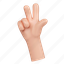 hand, showing, two, peace, positive, fingers, finger, gesture, human 
