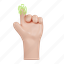 hand, finger, pointer, pointing, render, sign, gesture, human 