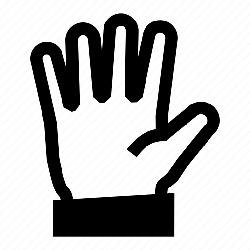 Five, finger, gesture, hand, show icon - Download on Iconfinder