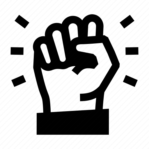 Fist, punch strike, gesture, hand, show icon - Download on Iconfinder