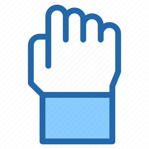 Closed, fist, hand, hands, and, gestures, sign icon - Download on Iconfinder