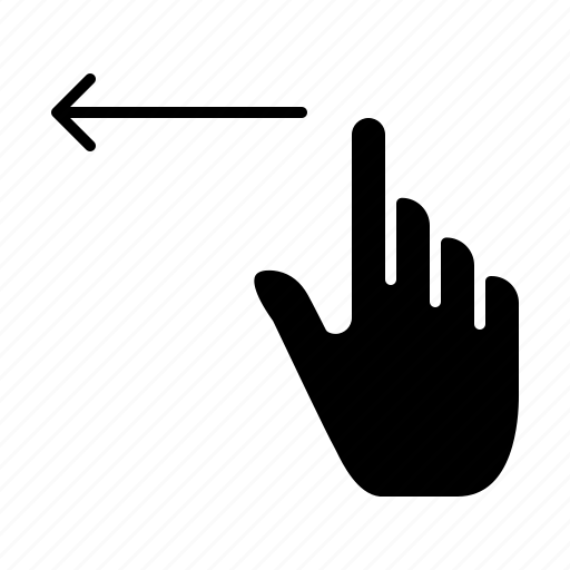 Finger, gestures, hand, left icon - Download on Iconfinder