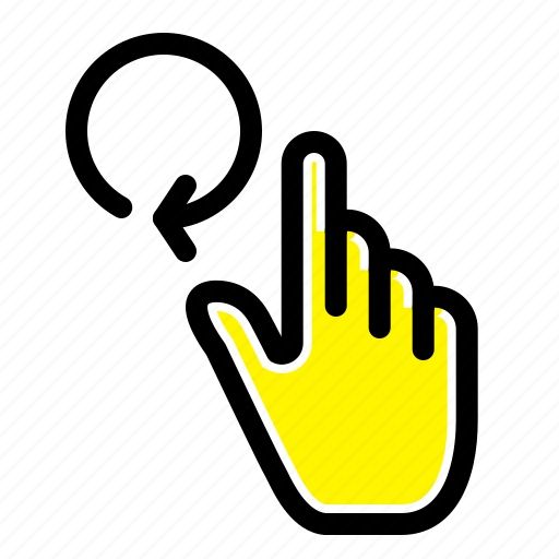 Finger, gestures, hand, reload icon - Download on Iconfinder
