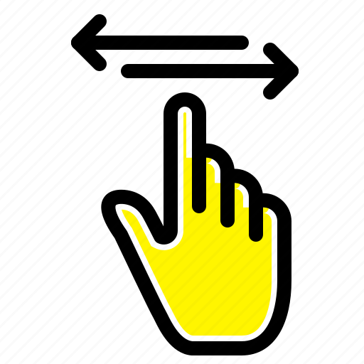 Finger, gestures, hand, left, right icon - Download on Iconfinder