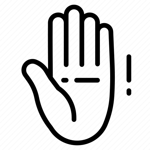 Hand, raise, five, finger, pull icon - Download on Iconfinder