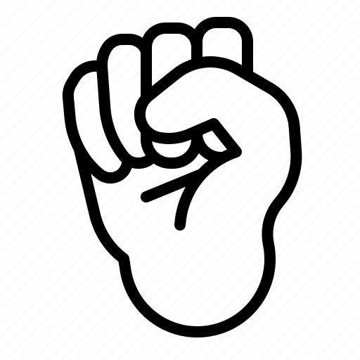 Punch, hand, fist, gestures, protest icon - Download on Iconfinder