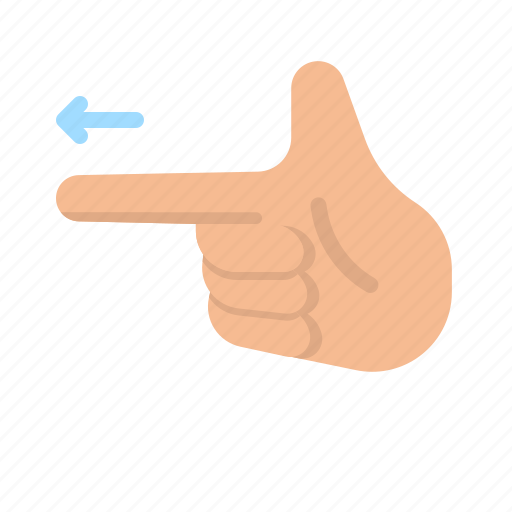 Pointing, hand, point, sign, language icon - Download on Iconfinder