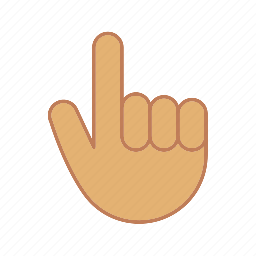 Direction, gesticulate, gesticulation, gesture, hand, index finger, pointer icon - Download on Iconfinder