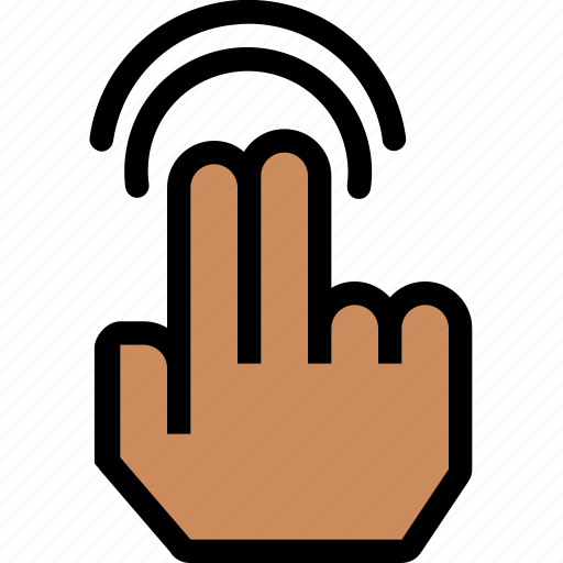 Fingers, hand, touch, two, finger, gesture, gestures icon - Download on Iconfinder