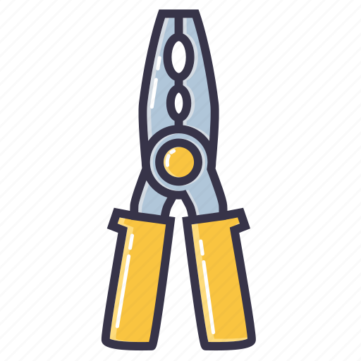Cutting pliers, pliers, tool, wrench icon - Download on Iconfinder
