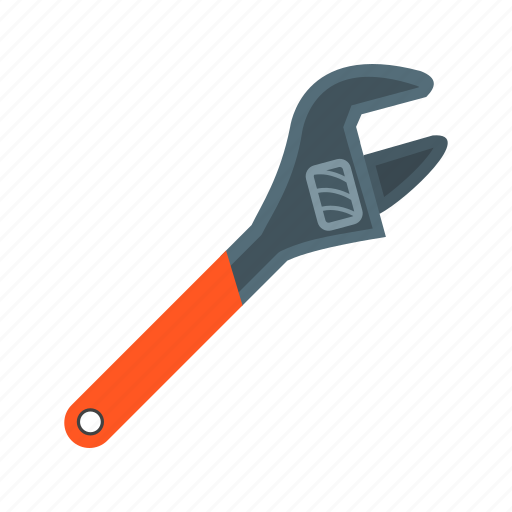 Adjustable, metal, object, pipe, spanner, tool, wrench icon - Download on Iconfinder