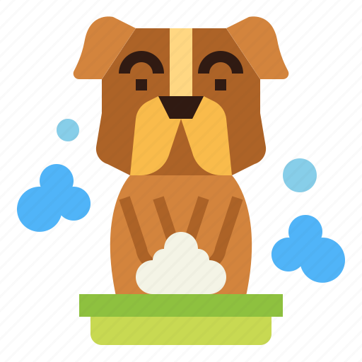 Animal, cleaning, dog, hand, hand washing, washing icon - Download on Iconfinder