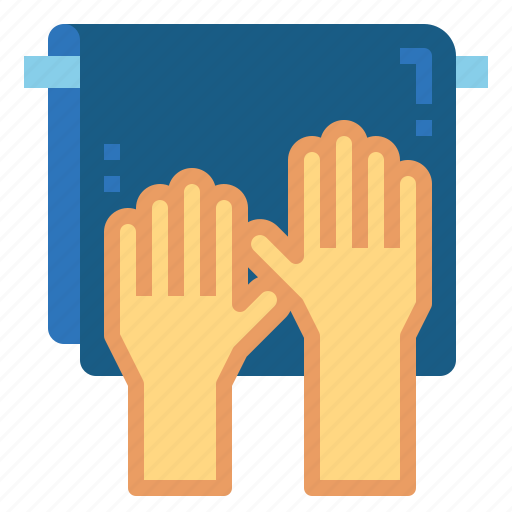 Hand, hands, hygiene, towel, washing icon - Download on Iconfinder