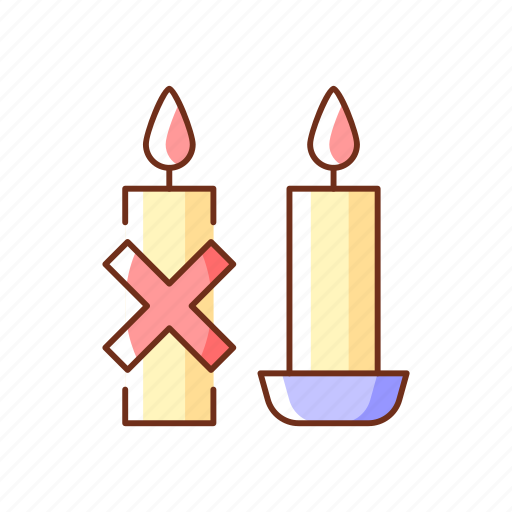 Candle holder, candlestick, danger, warning icon - Download on Iconfinder