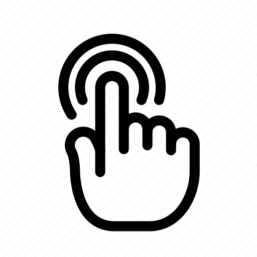 Finger, fingers, hand, sign, touch, wrist icon - Download on Iconfinder