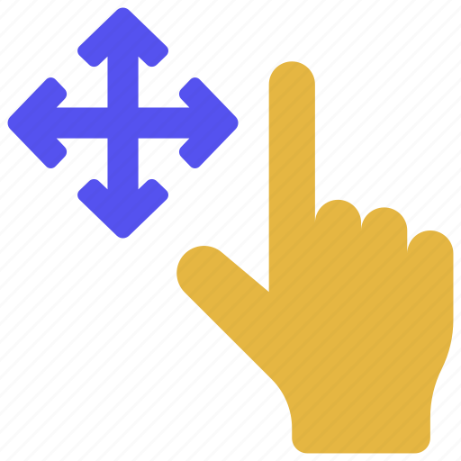Directional, move, hand, palm, point, direction icon - Download on Iconfinder