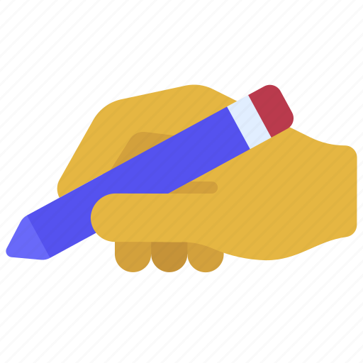 Drawing, hand, palm, point, artist icon - Download on Iconfinder