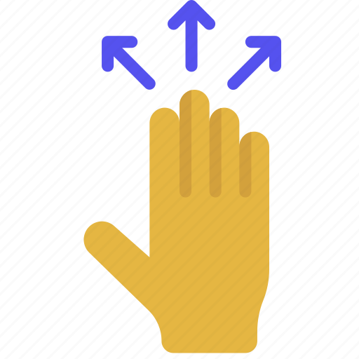 Move, outwards, hand, palm, interact icon - Download on Iconfinder