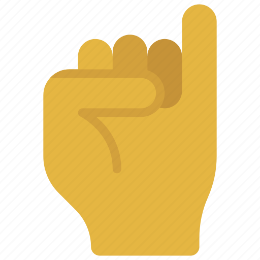Pinkie, up, palm, point, finger icon - Download on Iconfinder