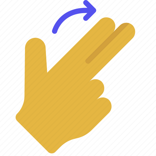 Turn, hand, palm, point, turning icon - Download on Iconfinder