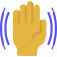 wave, hand, palm, point, waving 