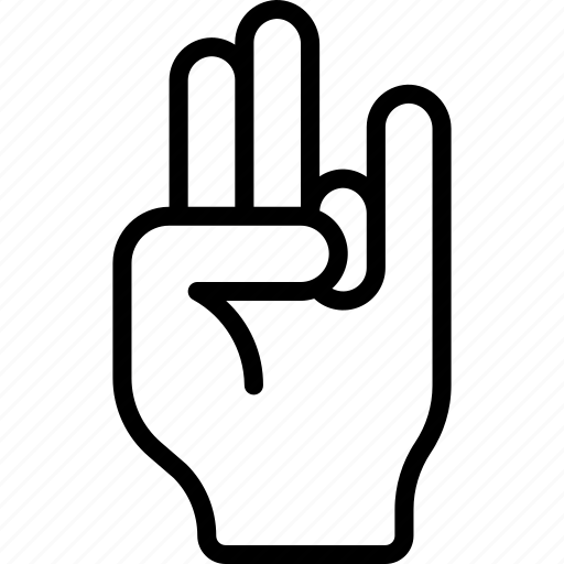 Index, finger, down, hand, palm, point icon - Download on Iconfinder