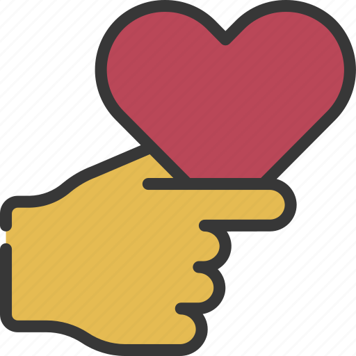 Give, love, palm, point, loving icon - Download on Iconfinder